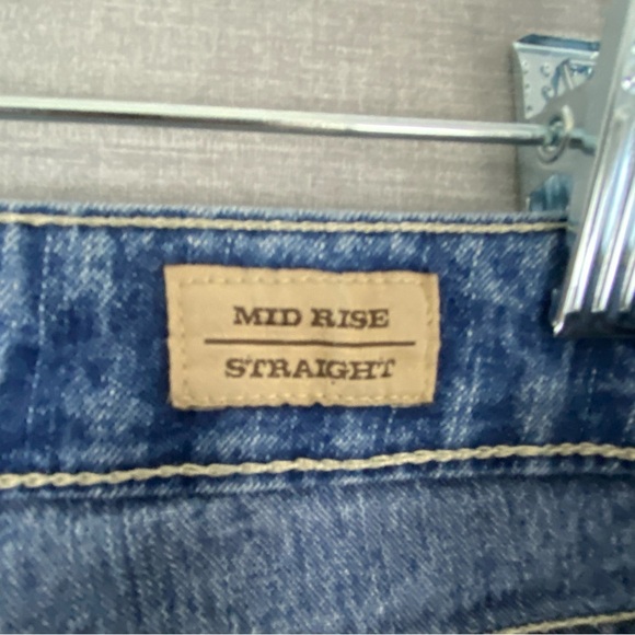 Nine West Vintage America Jeans Sz 14 Mid Rise Straight Leg Blue Jeans - Picture 2 of 13